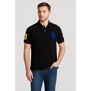 Ralph Lauren Big Pony Polo Shirt Mens XL Preppy Custom Fit Embroidered Logo